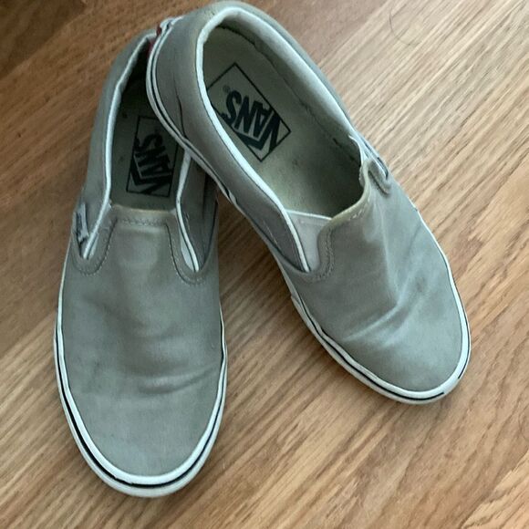Vans Gray Sneakers Sz 7.5 - Picture 1 of 6